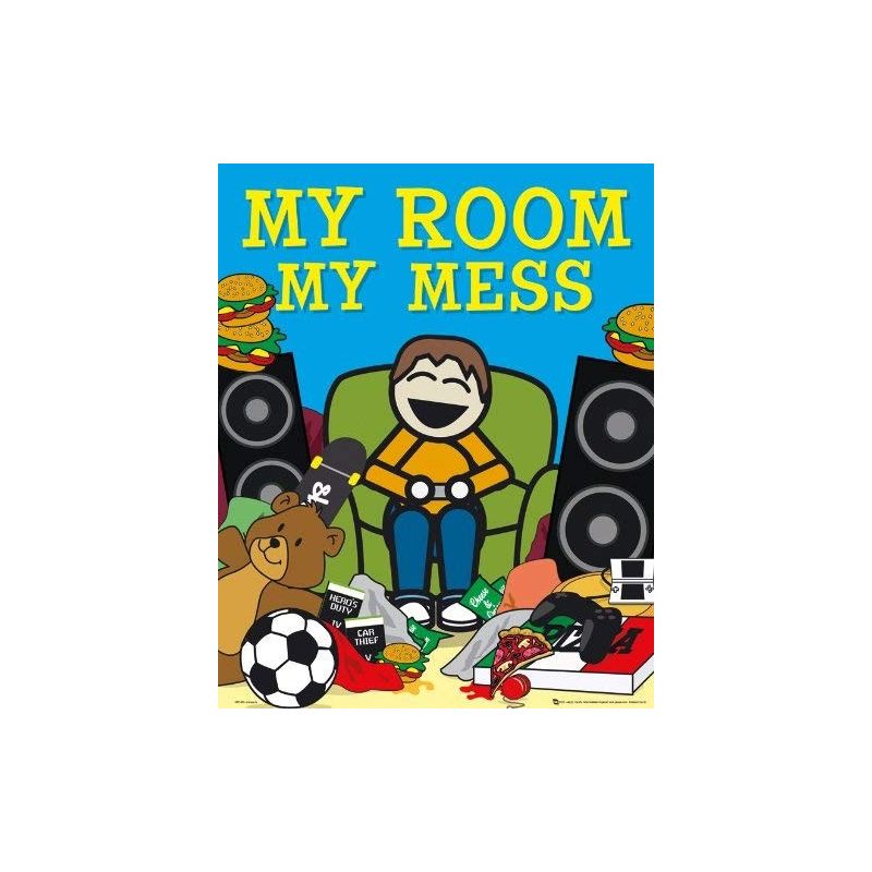 My Room, My Mess, Mini Poster 40x50cm