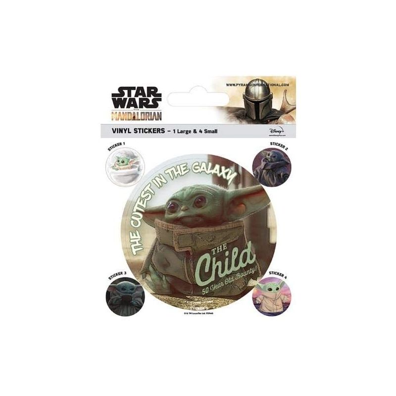 Star Wars The Mandalorian Stickers Official Merchandise