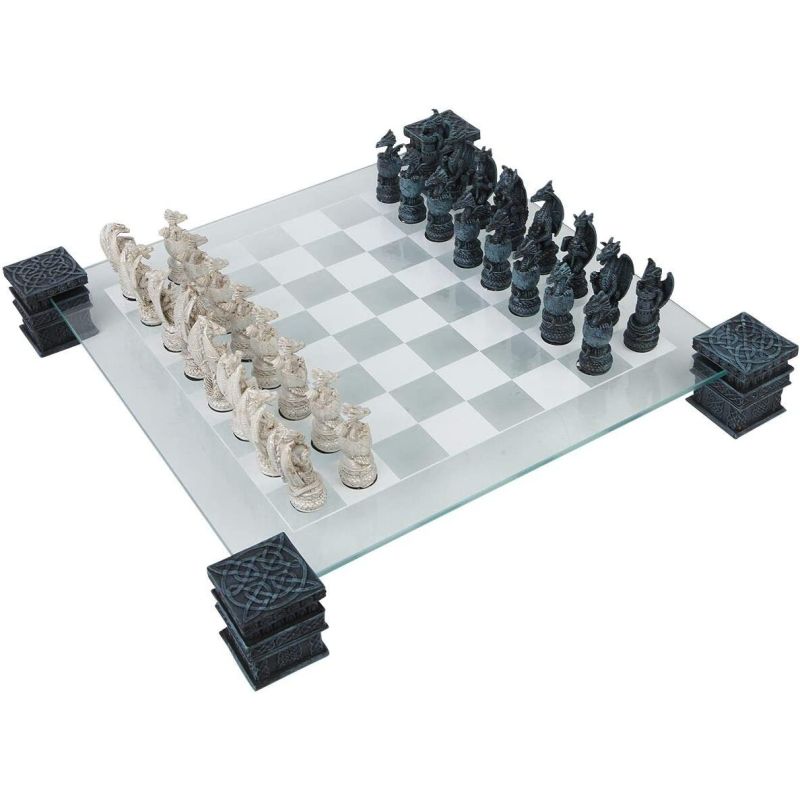 Dragon Chess Set 43cm Black