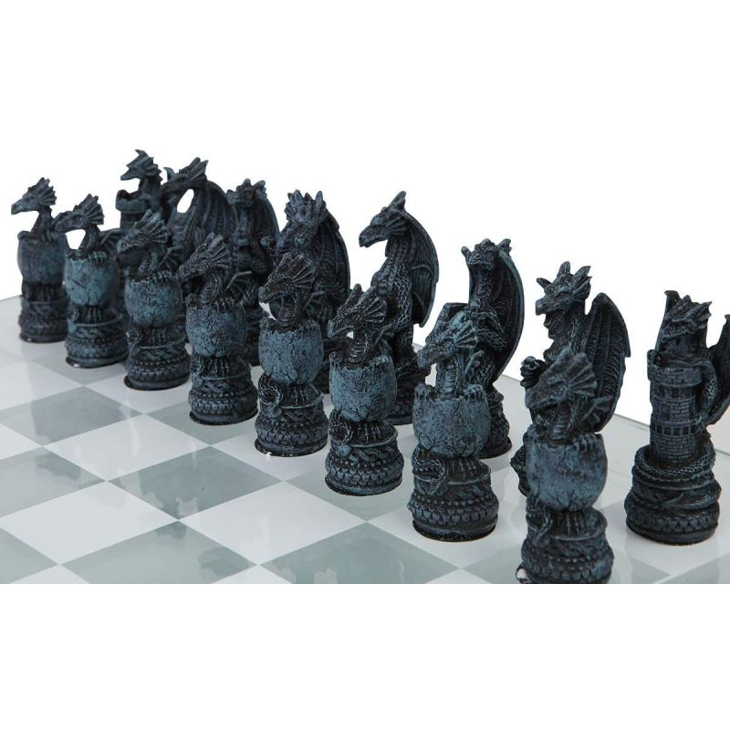 Dragon Chess Set 43cm Black