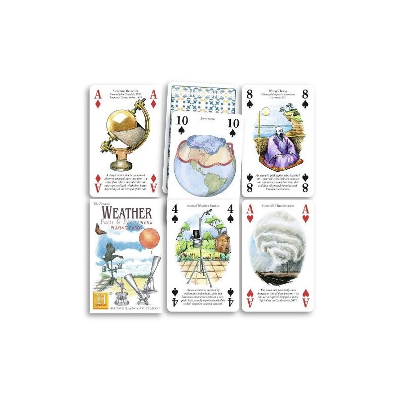 Heritage Playing Cards - Weather Facts and Phenomena Playing Cards
