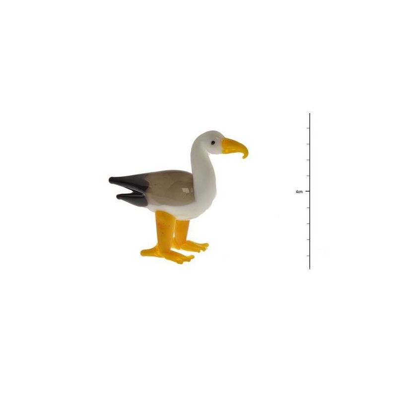 GLASS SEAGULL ornament