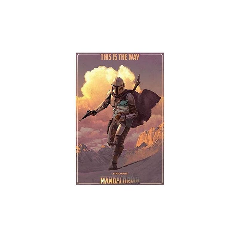Star Wars The Mandalorian On The Run Maxi Poster 24" x 36"