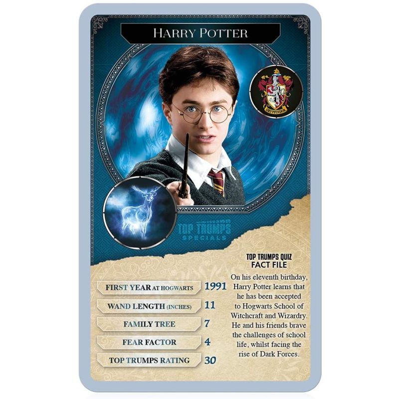 Harry Potter 30 Witches and Wizards Top Trumps Specials Card Game