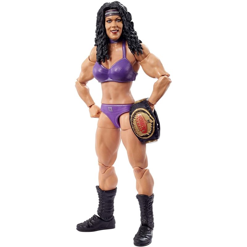 Chyna Wrestle Mania Action Figure with WWE Women’s Championship & Paul Ellering & Rocco Build-A-Figure Pieces, 6"