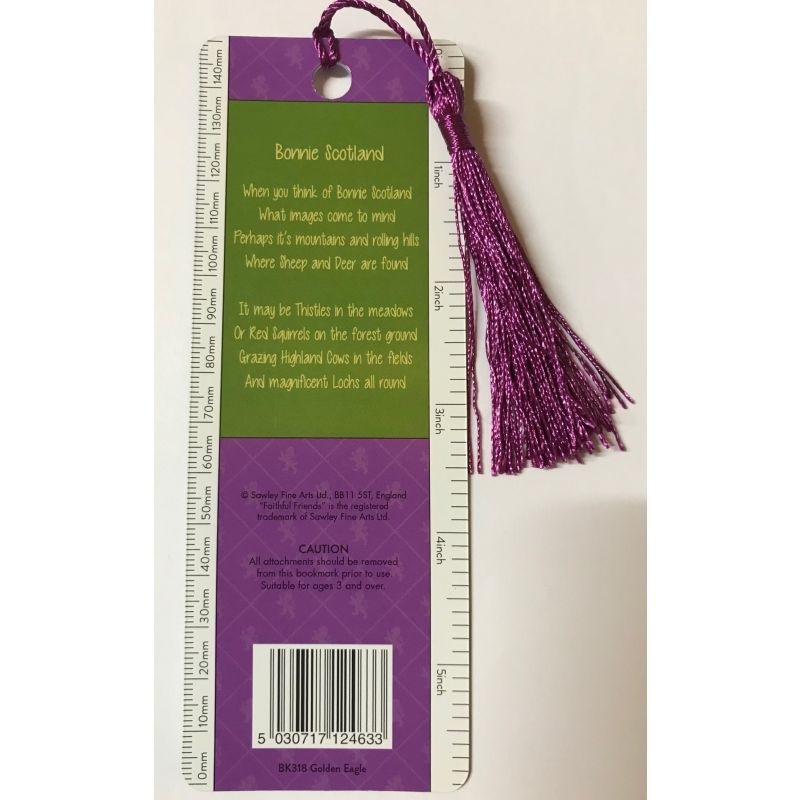 Scottish Barn Owls Lenticular Bookmark Ruler