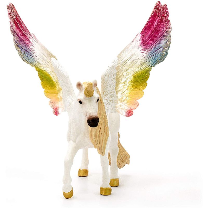 Winged Rainbow Unicorn Foal Figure