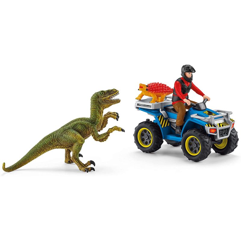 Schleich Quad - Escape from Velociraptor Dinosaurs