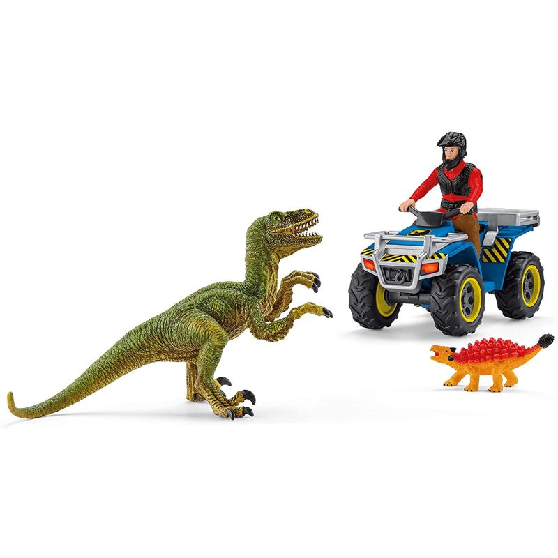 Schleich Quad - Escape from Velociraptor Dinosaurs