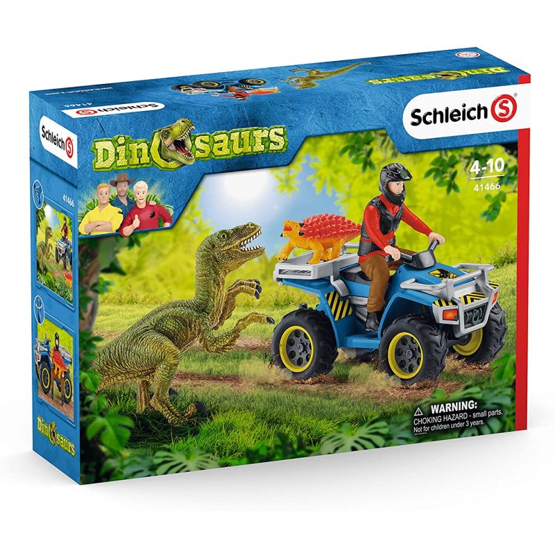 Schleich Quad - Escape from Velociraptor Dinosaurs