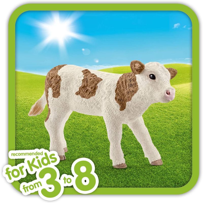 Schleich Simmental Calf Toy