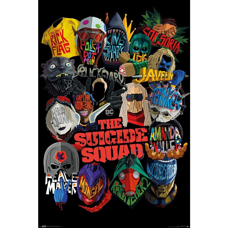 The Suicide Squad Icons Maxi Poster
