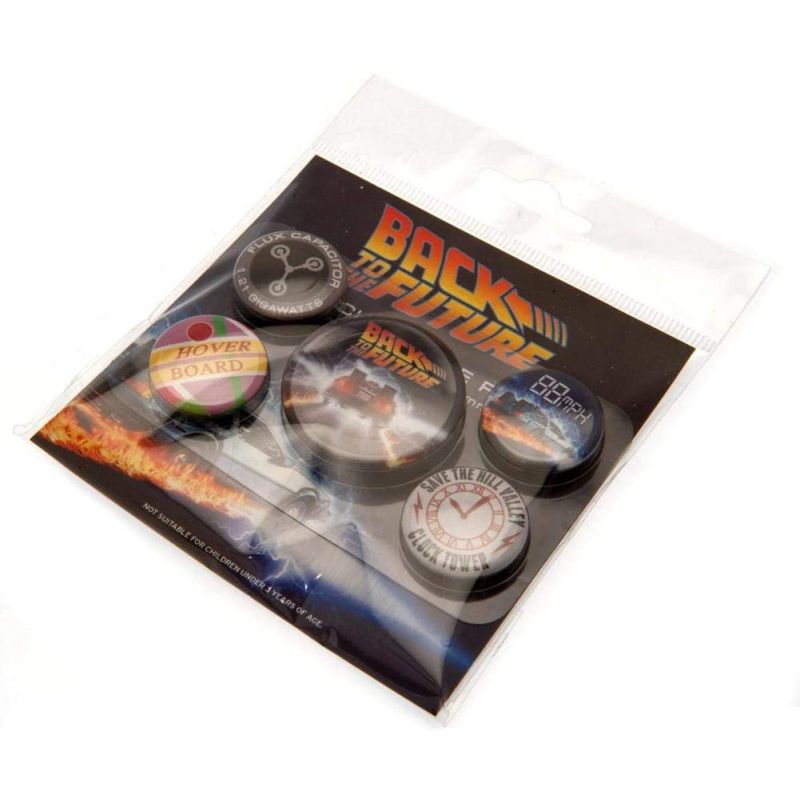 Back to The Future Delorean Badge Pack