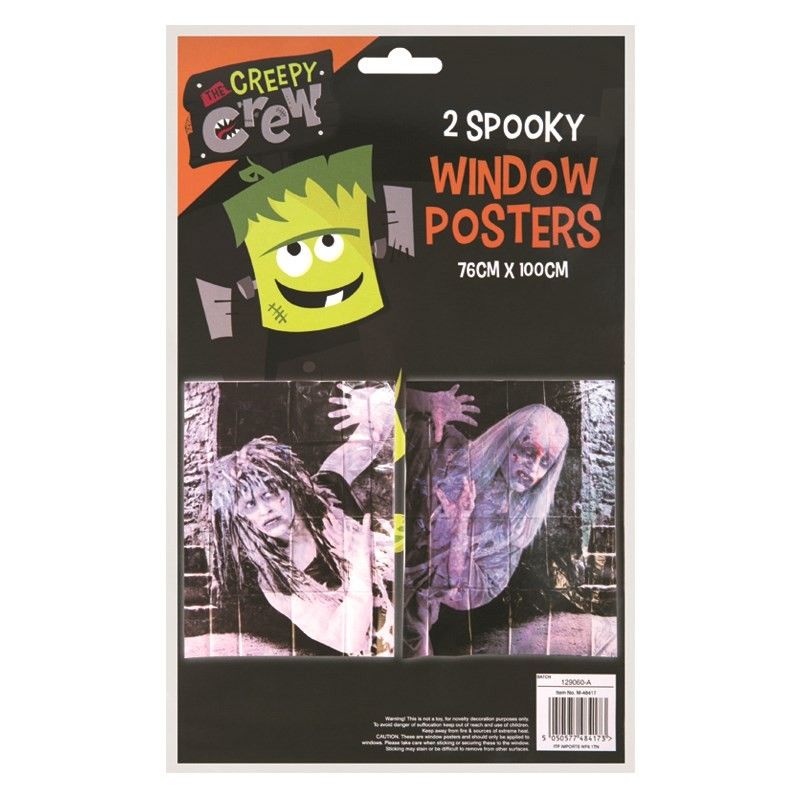 Halloween Window Poster - 2 Pack
