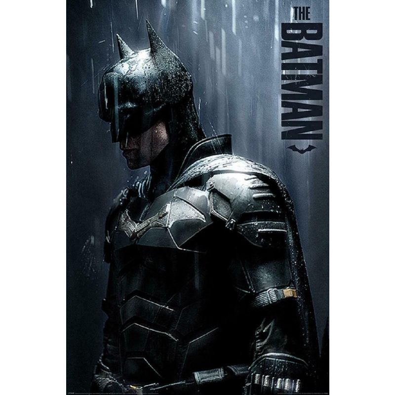 The Batman Poster Downpour Robert Pattinson 61 x 91,5 cm
