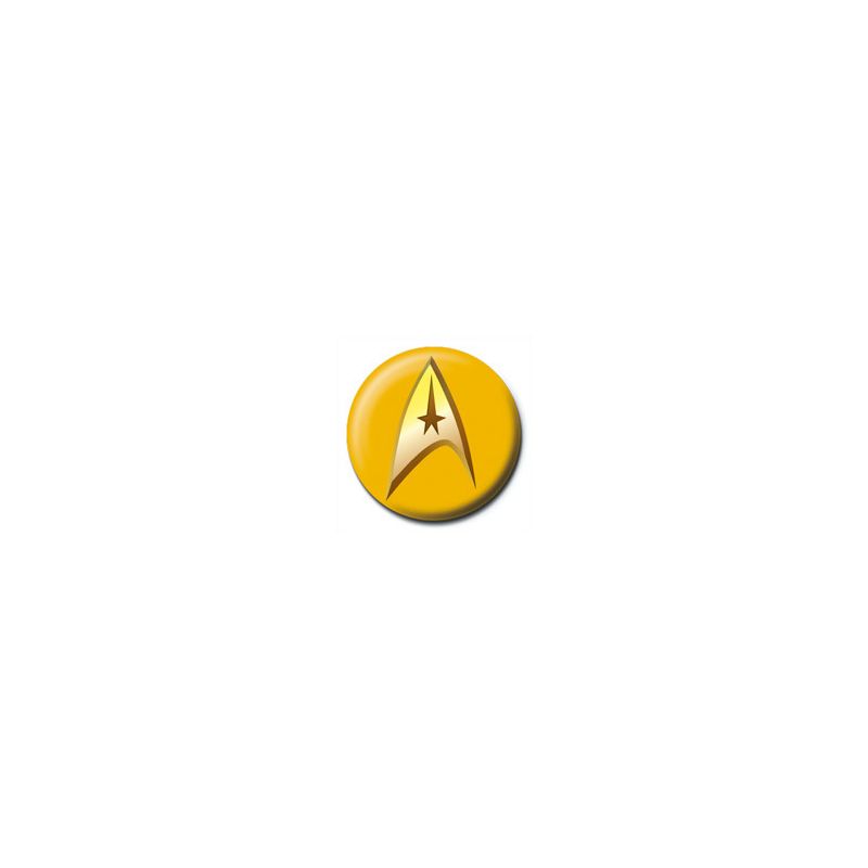 Star Trek (Insignia - Gold) 25mm Button Badge
