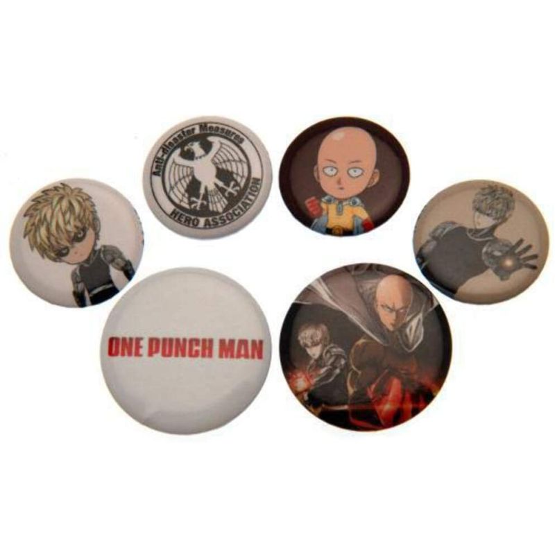 One Punch Man Badge Pack