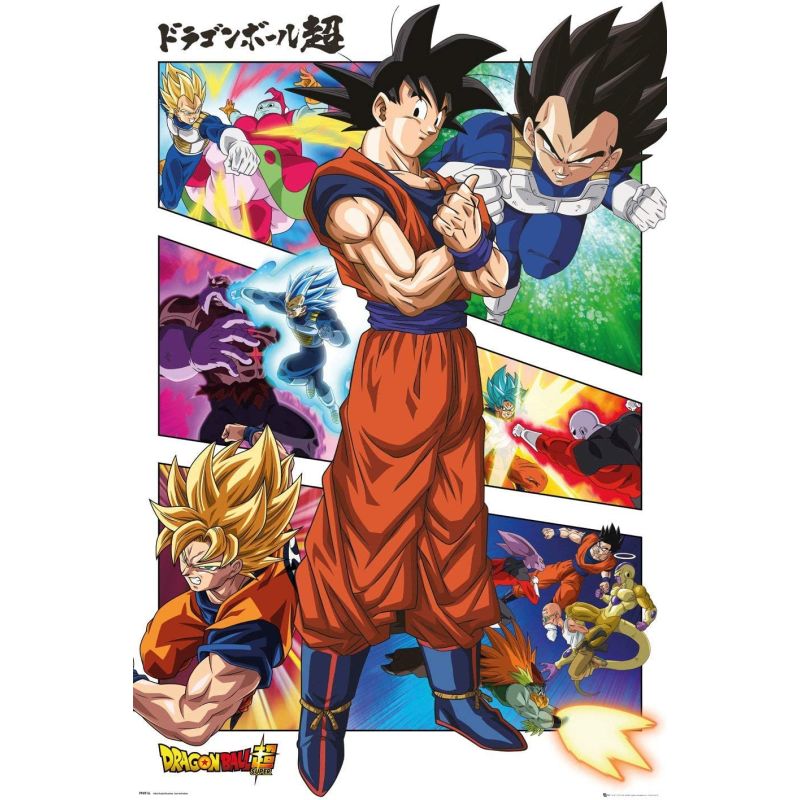 Dragonball Super Panels Maxi Poster