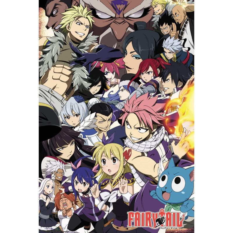Fairy Tail, Season 6 Key Art, Maxi Poster 61x91.5cm