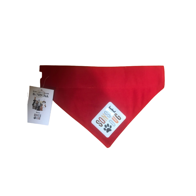 Sonsie Dug Bandana - Red