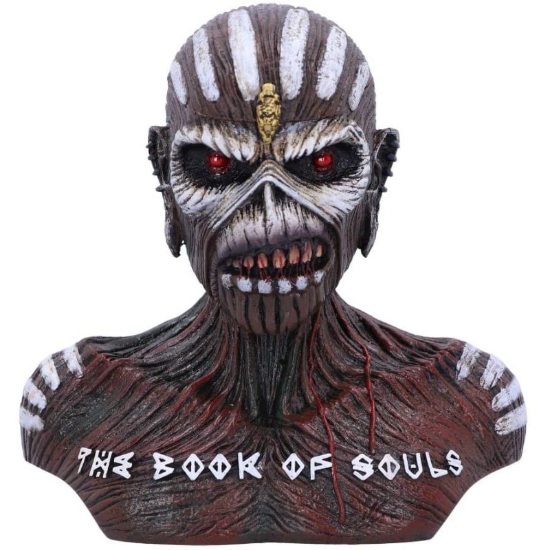 Officially Licensed Iron Maiden The Book of Souls Bust Box (Small) Brown, 11.5cm