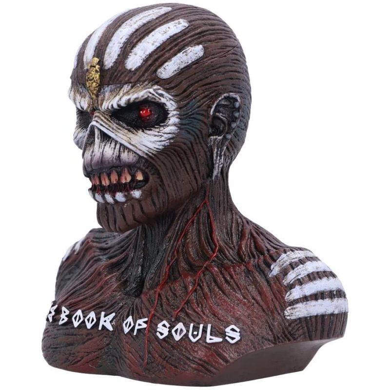 Officially Licensed Iron Maiden The Book of Souls Bust Box (Small) Brown, 11.5cm