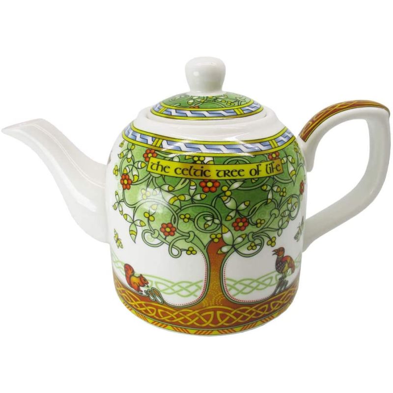 Tree of Life Porcelain Teapot
