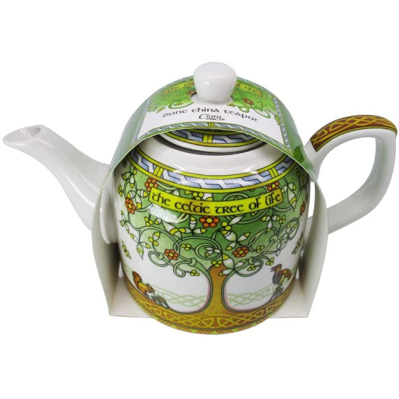 Tree of Life Porcelain Teapot