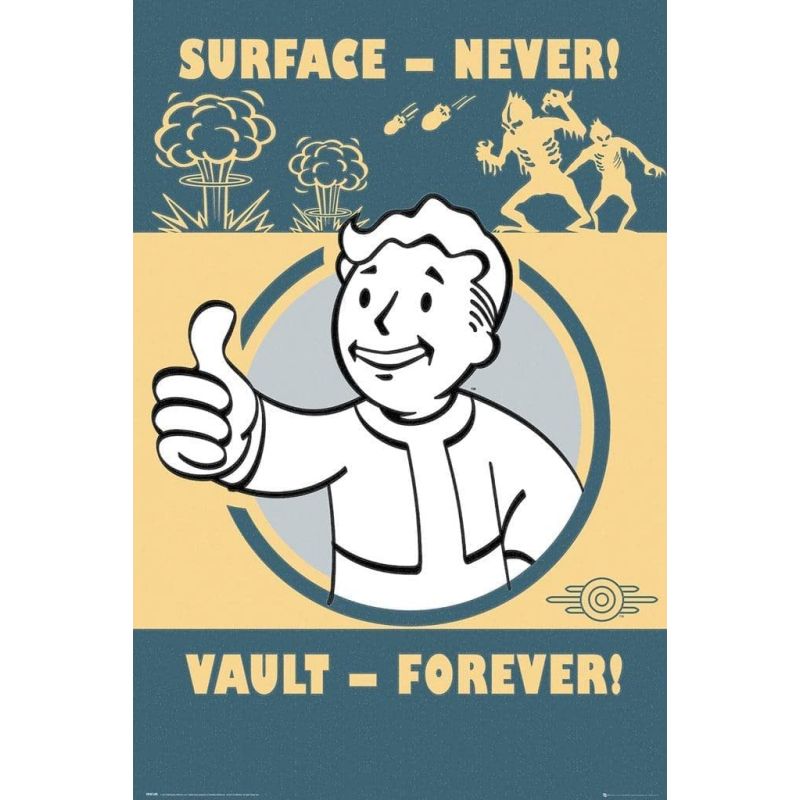 Fallout 4, Vault Forever, Maxi Poster, (61x91.5cm)