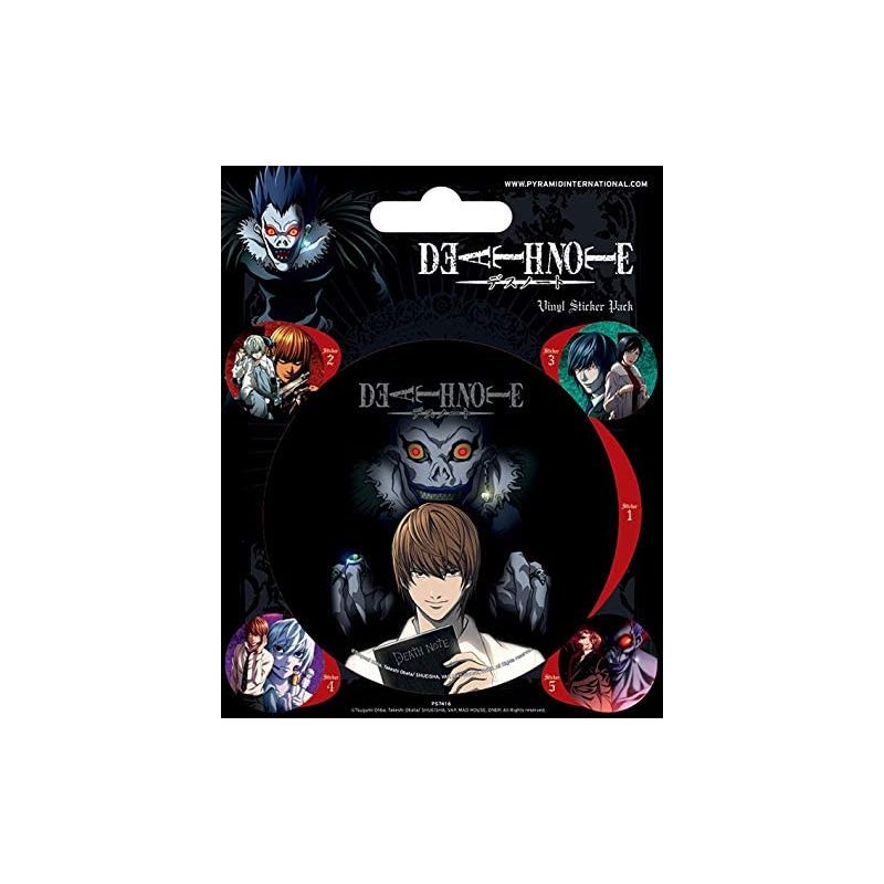 Death Note Vinyl Sticker, Multi-Color, 10 x 12.5cm