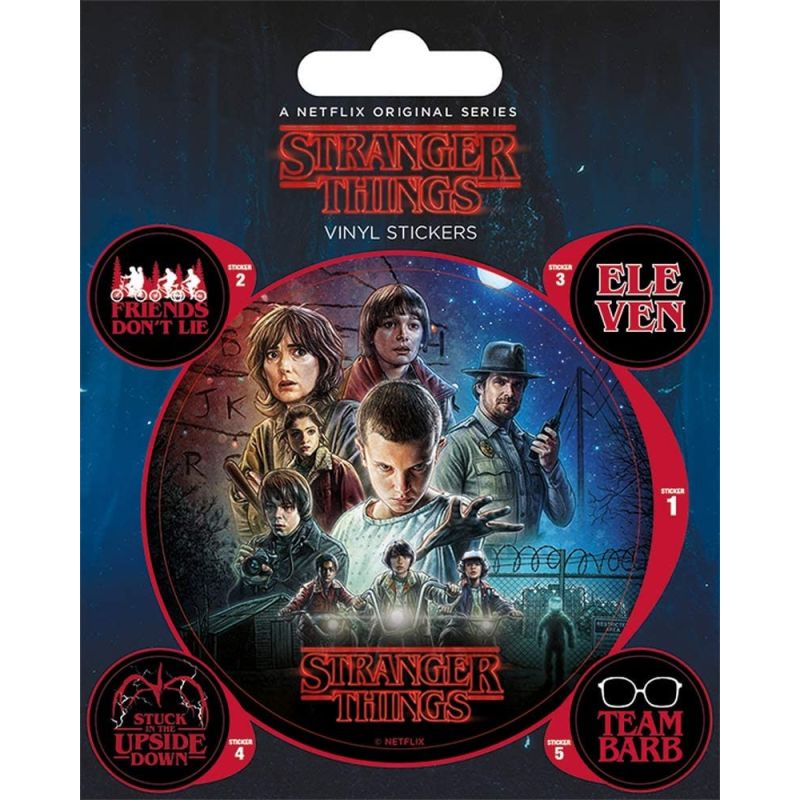 Stranger Things One Sheet Sticker Sheet - Officially Licensed