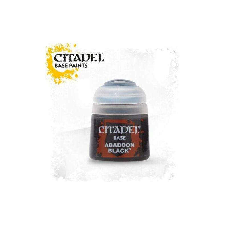 Citadel Paint - Warhammer - Base Abaddon Black - 21-25