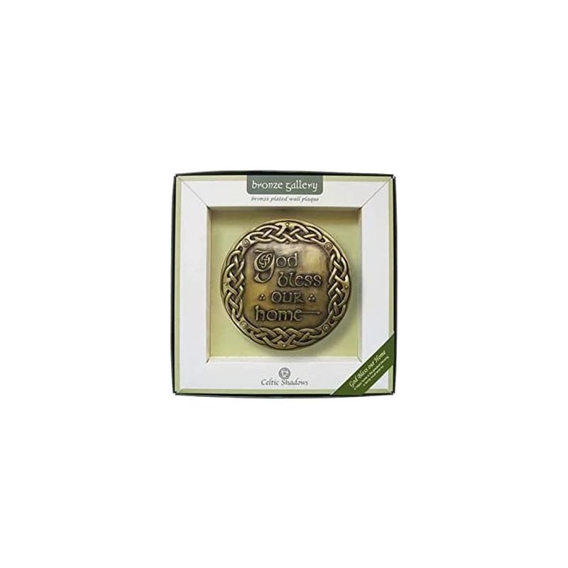 Royal Tara God Bless Our Home Decorative Bronze Plaque