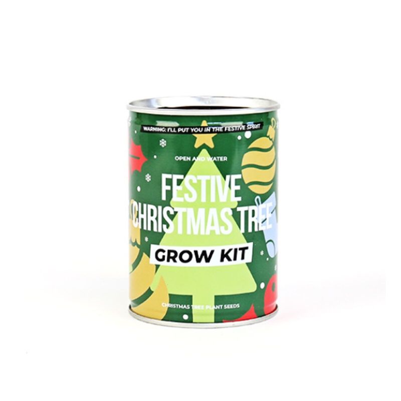 Gift Republic Festive Christmas Tree Grow Kit Tin Gift New