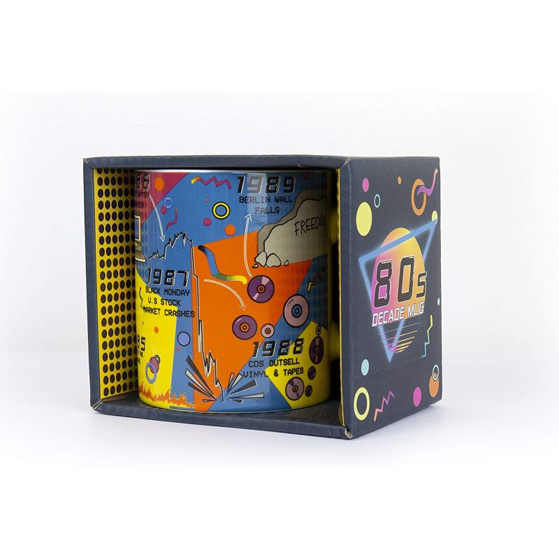 Gift Republic 80's Decade Mug