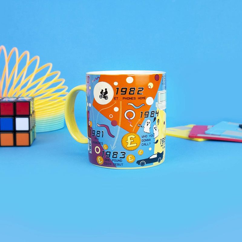 Gift Republic 80's Decade Mug