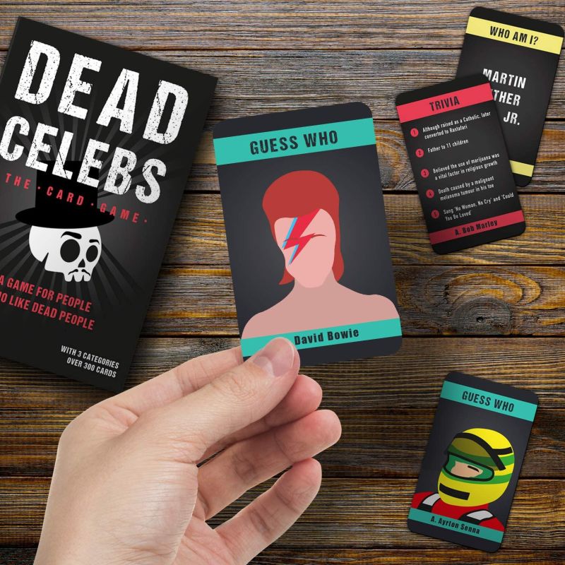 Guess The Dead Celeb Card Game