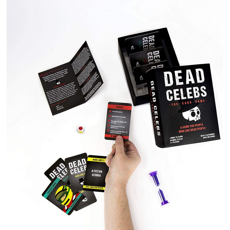 Guess The Dead Celeb Card Game