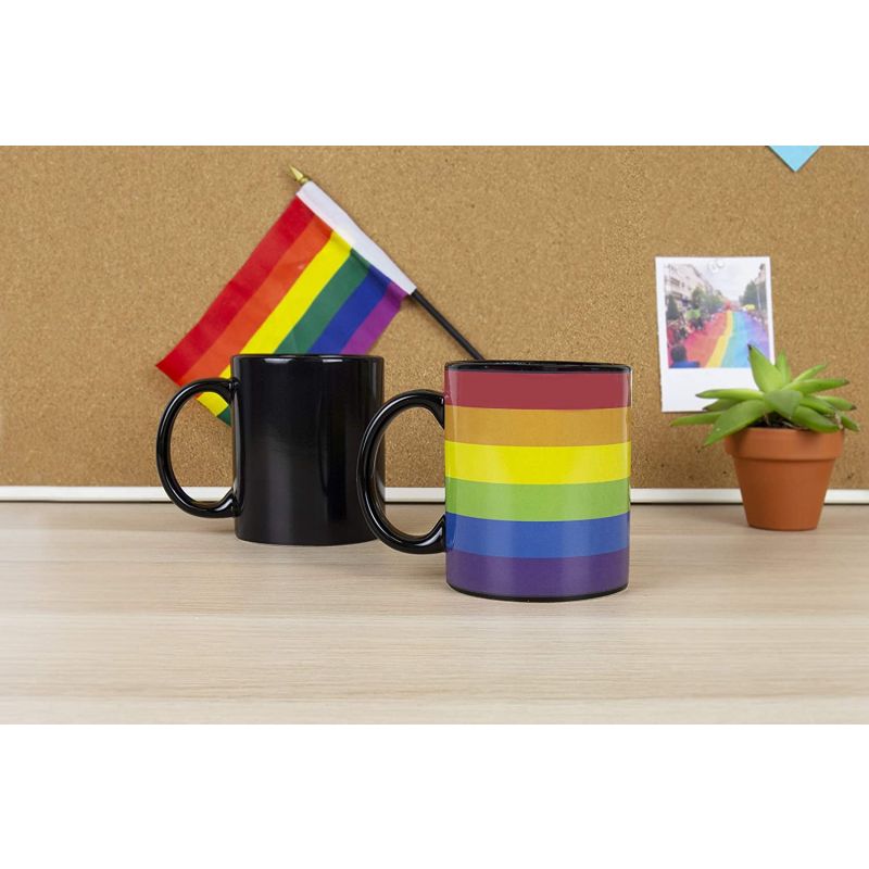 Gift Republic Rainbow Heat Reveal Novelty Mug