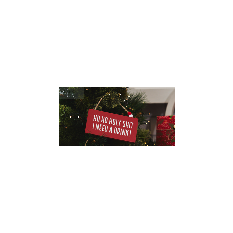 Funny Christmas Wall Plaque