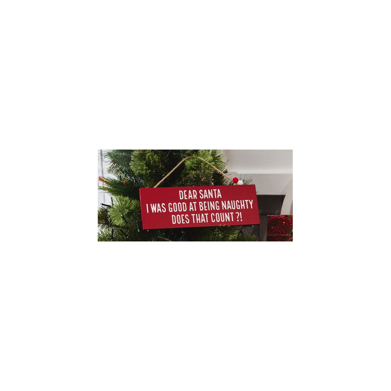 Funny Christmas Wall Plaque