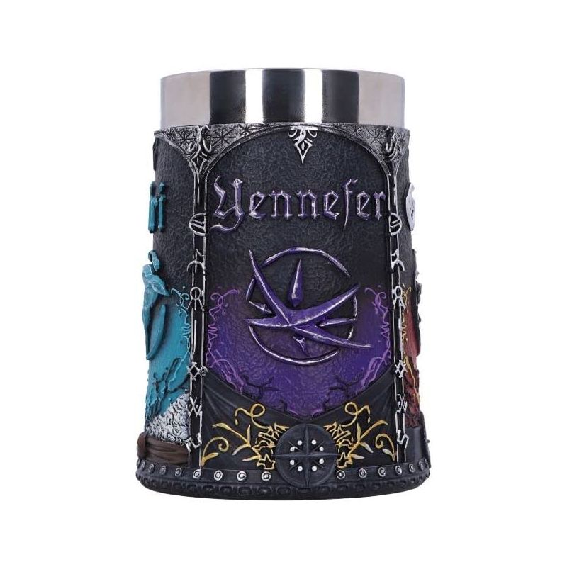 Officially Licensed The Witcher Trinity Tankard, Black, 15.5cm