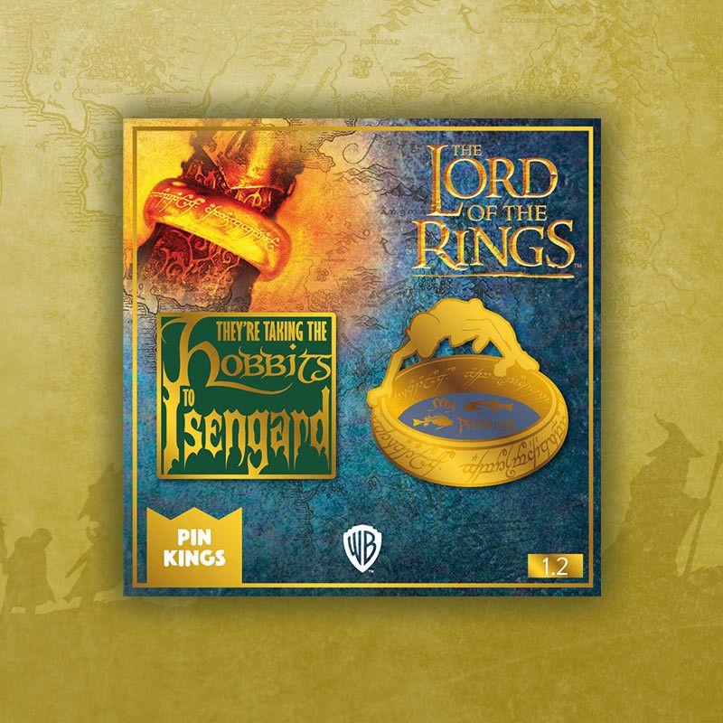 Lord of the Rings Enamel Pin Badge Set 1.2 – Hobbits to Isengard & Gollum