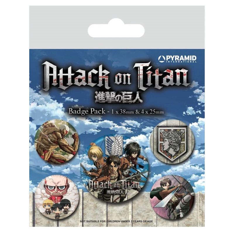 Attack on Titan Badge Pack Season 3