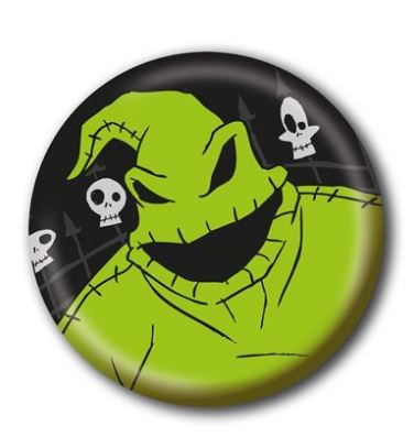 THE NIGHTMARE BEFORE CHRISTMAS (OOGIE BOOGIE) 25MM BADGE