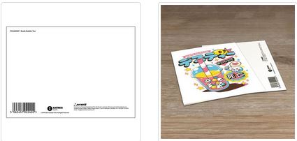 ILUSTRATA (DEATH BUBBLE TEA) POSTCARD PRINT A6 (1 CARD SUPPLIED)