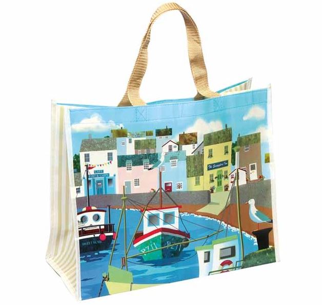 Harbour Scene Shopper Bag