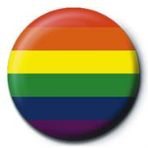 Pride Flag Pin Badge
