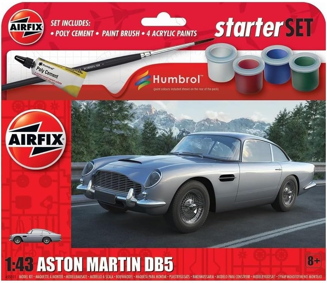 Airfix Starter Set - Aston Martin DB5 Model Building Kit