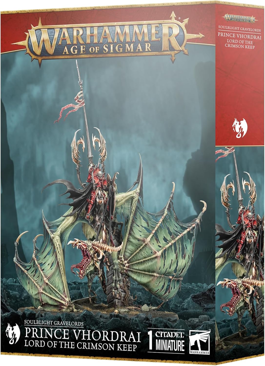 Games Workshop - Warhammer - Age of Sigmar - Soulblight Gravelords: Prince Vhordrai Lord of Crimson Keep